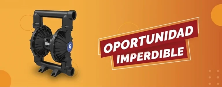 ¡Oportunidad imperdible! Conoce las ventajas de las Bombas Neumáticas de Doble Diafragma Graco